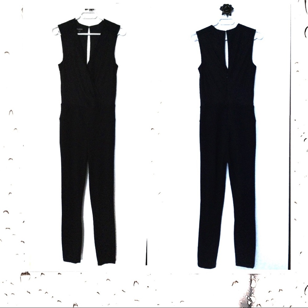 Bebe Jumpsuit Black Size XS